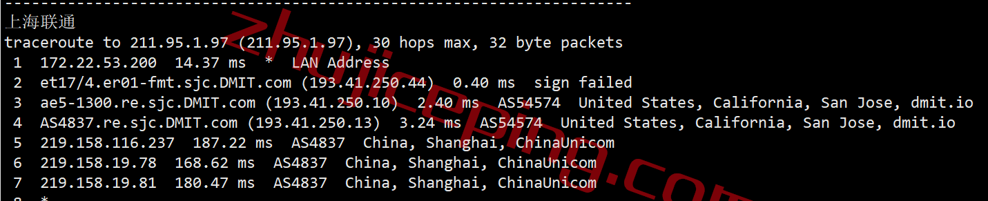 搬瓦工费利蒙[USCA_FMT8]联通AS4837线路VPS测评