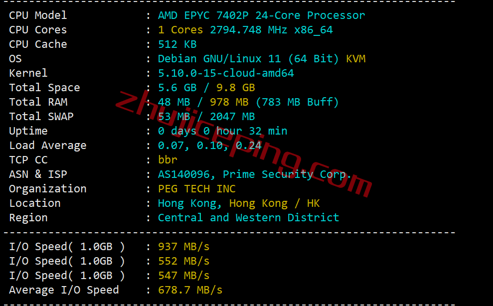 digitalvirt香港CMI怎么样？简单测评下三网香港cmi线路的VPS