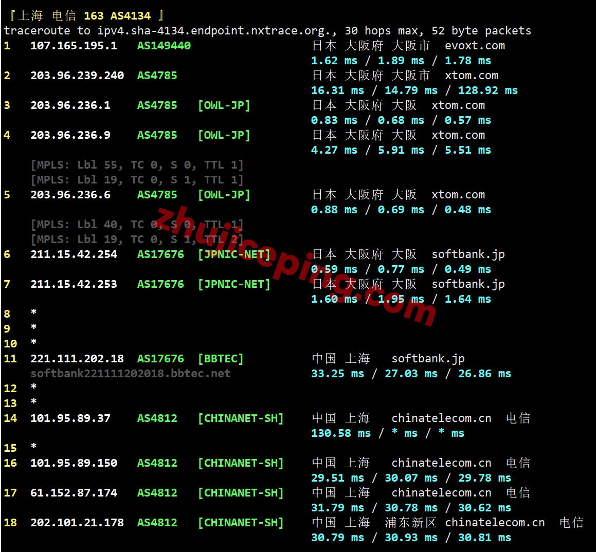 evoxt怎么样？日本VPS简单测评，三网软银线路