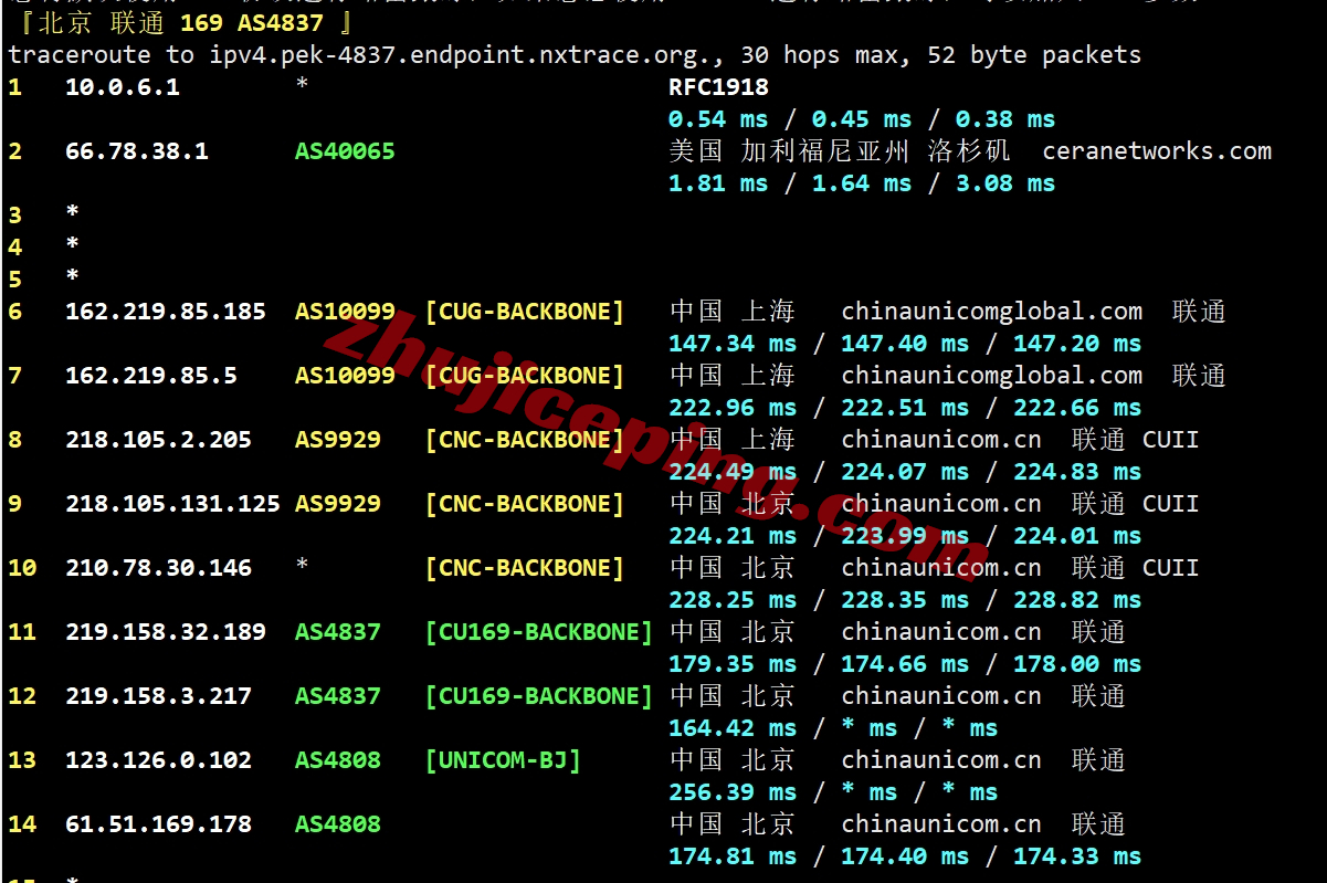 uqidc怎么样？洛杉矶cera机房三网强制AS9929线路的VPS测评