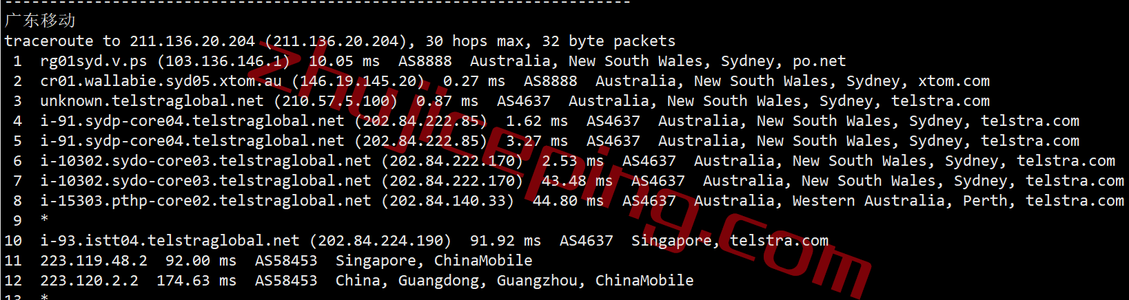 v.ps怎么样？测评下澳大利亚悉尼（三网）联通AS9929线路的VPS