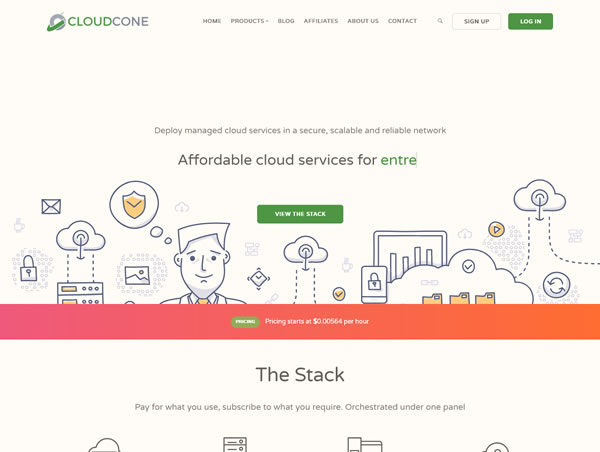 CloudCone：美国服务器低至jpg.98/月，2G内存/2核/45SSD/3T流量/1Gbps带宽
